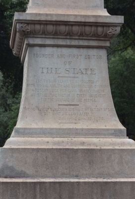 Gonzales Tribute Marker, south face image. Click for full size.