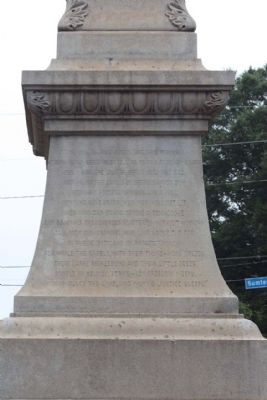 Gonzales Tribute Marker, east face image. Click for full size.
