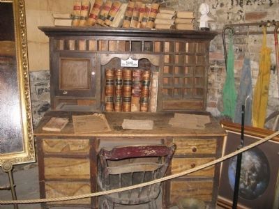 Desk Used by Mark Twain. Click for full size. Desk Used by Mark Twain image. Click for full size.