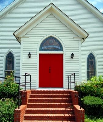 Providence Evangelical Lutheran Church -<br>Main Entrance image. Click for full size.
