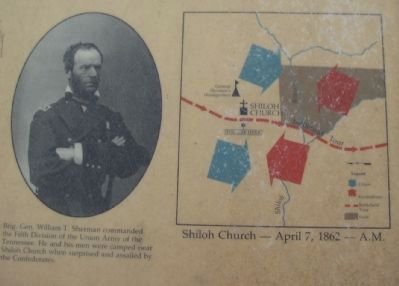 Sherman Portrait and Battle Map image. Click for full size.