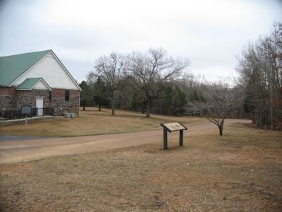 Marker and Shiloh Church image. Click for full size.