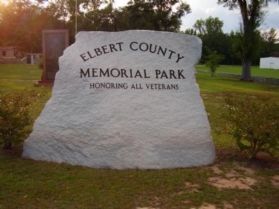 Elbert County Memorial Park Honoring All Veterans image. Click for full size.