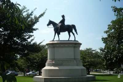 Winfield Scott statue, Scott's Circle, Washington, D.C. image. Click for full size.