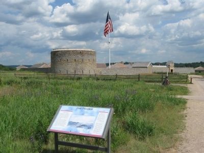 The Prairie Marker and Fort Snelling image. Click for full size.