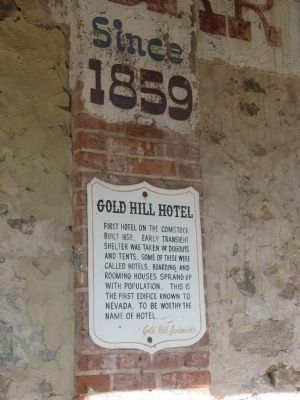 Gold Hill Hotel - Second Marker image. Click for full size.