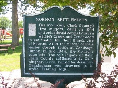 Mormon Settlements Marker image. Click for full size.