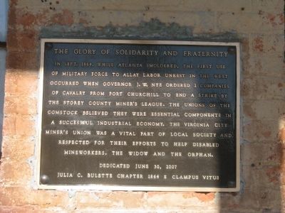 The Glory of Solidarity and Fraternity Marker image. Click for full size.