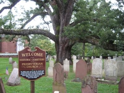 Basking Ridge Presbyterian Church Graveyard. Click for full size. Basking Ridge Presbyterian Church Graveyard image. Click for full size.