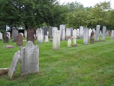 Basking Ridge Presbyterian Church Graveyard. Click for full size. Basking Ridge Presbyterian Church Graveyard image. Click for full size.