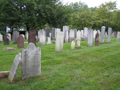 Basking Ridge Presbyterian Church Graveyard image. Click for full size.