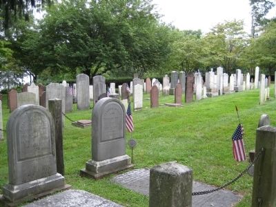 Basking Ridge Presbyterian Church Graveyard. Click for full size. Basking Ridge Presbyterian Church Graveyard image. Click for full size.