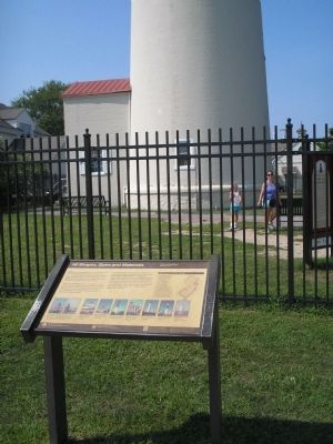 Marker in Cape May Point SP. Click for full size. Marker in Cape May Point SP image. Click for full size.