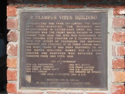 E Clampus Vitus Building Marker image. Click for full size.