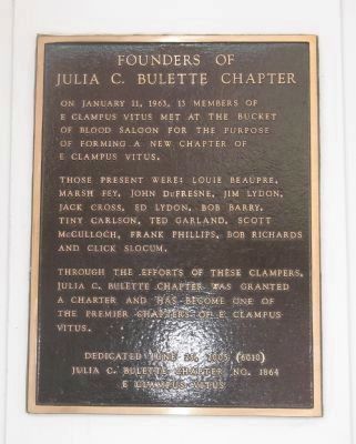 Founders of Julia C. Bulette Chapter image. Click for full size.