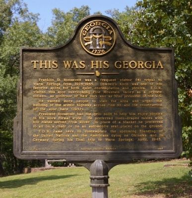 This Was His Georgia Marker image. Click for full size.