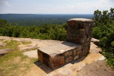 Roosevelt's Barbeque and the View from Dowdell's Knob image. Click for full size.