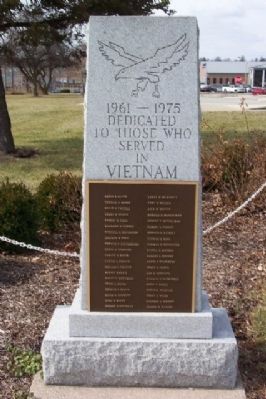 Vietnam War Memorial. Click for full size. Vietnam War Memorial image. Click for full size.