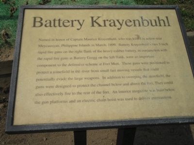Battery Krayenbuhl Marker image. Click for full size.
