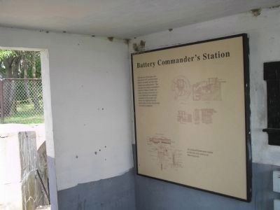 Marker in Fort Mott. Click for full size. Marker in Fort Mott image. Click for full size.