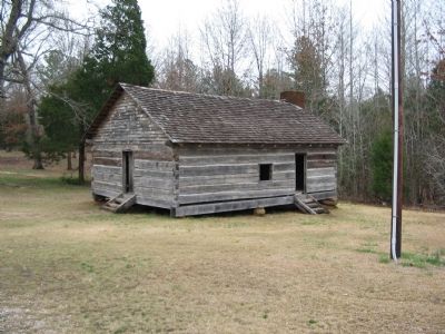 Shiloh Log Church Reconstruction image. Click for full size.