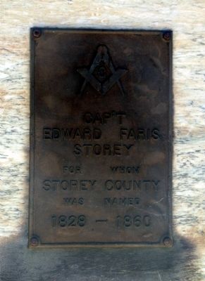Captain Edward Faris Storey Marker image. Click for full size.