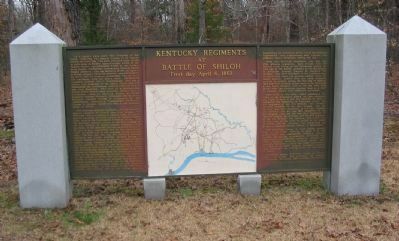 Kentucky Regiments at Battle of Shiloh image. Click for full size.