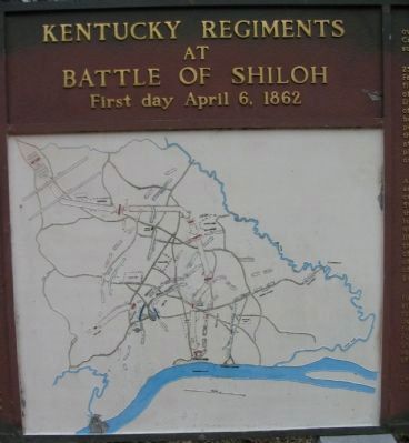 Battle Map - April 6, 1862 image. Click for full size.