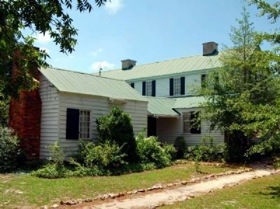 John Fox House - Rear<br>Note Attached Slave Cabin. Click for full size. John Fox House - Rear<br>Note Attached Slave Cabin image. Click for full size.