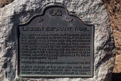 Lassen Emigrant Trail Marker image. Click for full size.