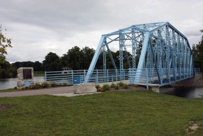 Long View - - Decatur County (Indiana) Bridge 140 Marker. Click for full size. Long View - - Decatur County (Indiana) Bridge 140 Marker image. Click for full size.