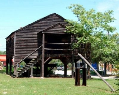 Cotton Gin and Cotton Press image. Click for full size.