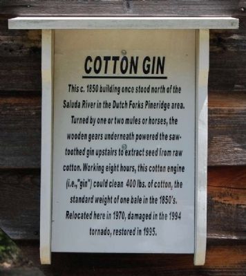 Cotton Gin Marker image. Click for full size.