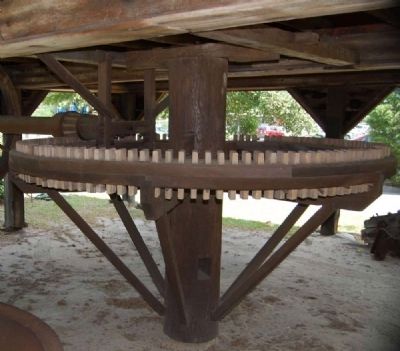 Cotton Gin Wooden Gears image. Click for full size.