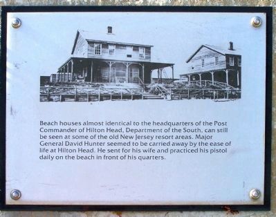 "Robbers Row" Beach House, Port Royal Interpretive Marker image. Click for full size.