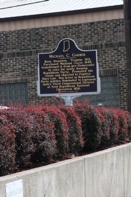 Side A - - Michael C. Garber Marker image. Click for full size.