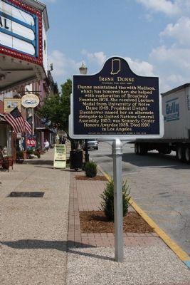 Long View Side B - - Irene Dunne Marker image. Click for full size.