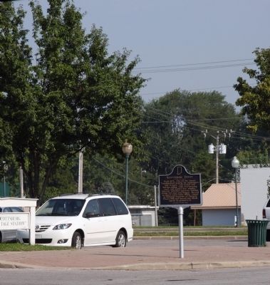 Long View Side A - - Scottsburg Depot Marker image. Click for full size.