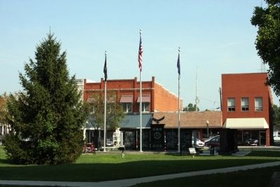 Scott County War Memorial on Courthouse West Lawn image. Click for full size.