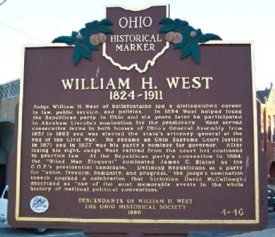 William H. West Marker. Click for full size. William H. West Marker image. Click for full size.