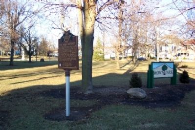 The Mills Brothers Marker in Brown Park. Click for full size. The Mills Brothers Marker in Brown Park image. Click for full size.