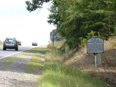Hanover Baptist Church Marker. Click for full size. Hanover Baptist Church Marker image. Click for full size.