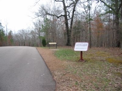 Tablet and "Union Line of Defense" Marker. Click for full size. Tablet and "Union Line of Defense" Marker image. Click for full size.