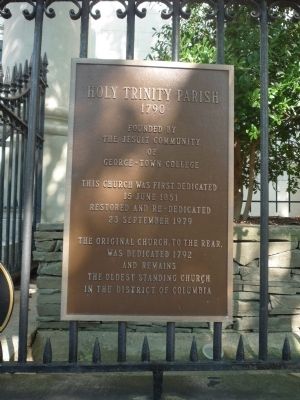 Holy Trinity Parish Marker. Click for full size. Holy Trinity Parish Marker image. Click for full size.