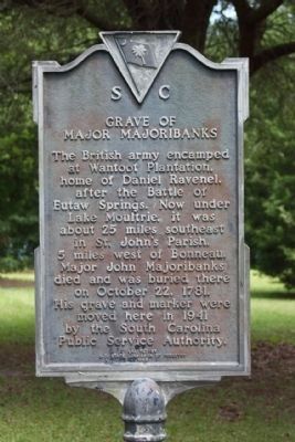 Grave of Major Majoribanks Marker. Click for full size. Grave of Major Majoribanks Marker image. Click for full size.