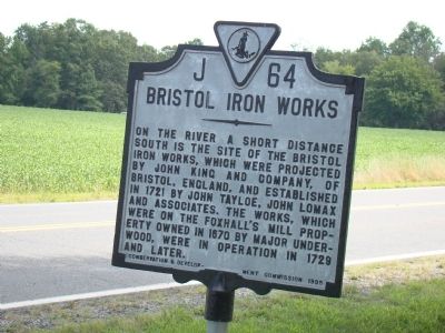 Bristol Iron Works Marker image. Click for full size.
