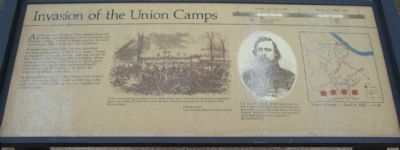 Invasion of the Union Camps Marker image. Click for full size.