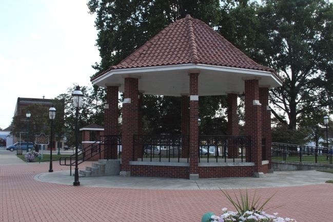 Orleans "Gazebo" and the "School Bell". Click for full size. Orleans "Gazebo" and the "School Bell" image. Click for full size.