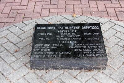 Stone listing Donators.. Click for full size. Stone listing Donators. image. Click for full size.