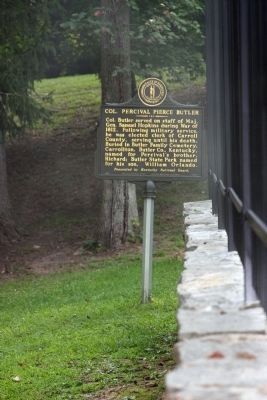 Long View Side B - - Col. Percival Pierce Butler Marker image. Click for full size.
